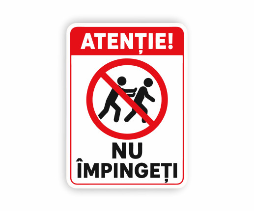 Plăcuță Atenție păstrați liniștea
