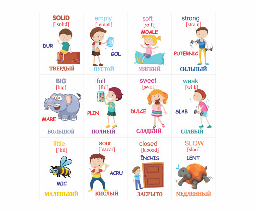 Cartonașe educative Antonime image 4