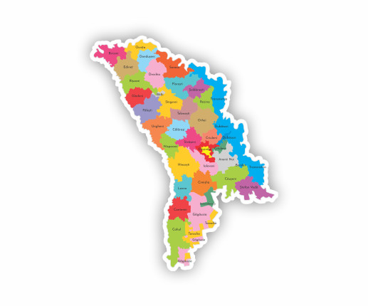 Panou - Harta Moldovei 2
