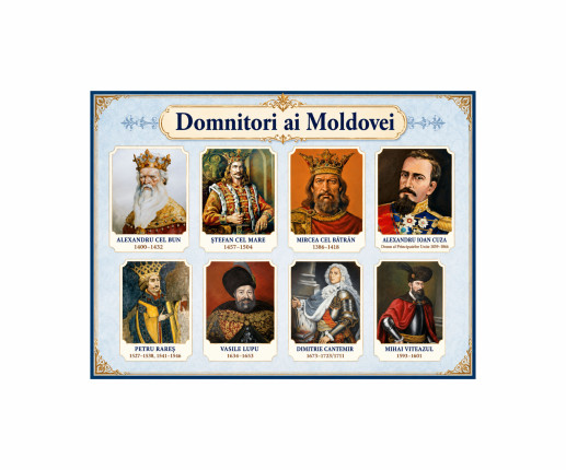 Panou educativ „Domnitori ai Moldovei” image 1