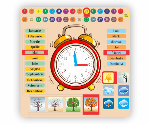 Primul meu calendar "Vremea"