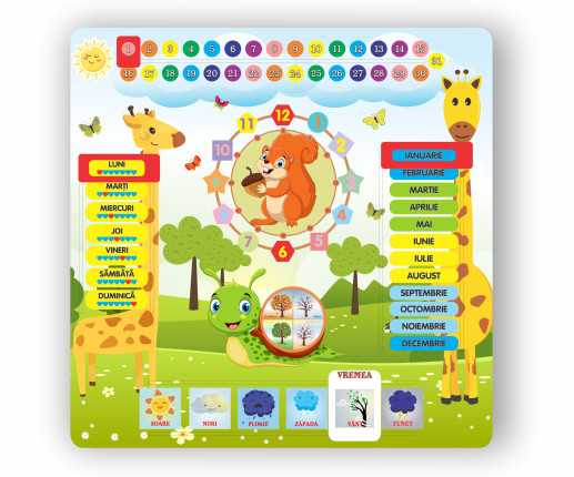 Calendarul Naturii-Veverița