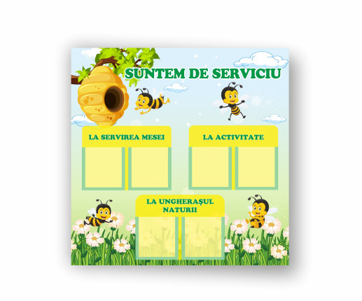 Suntem de serviciu cu albinuțe