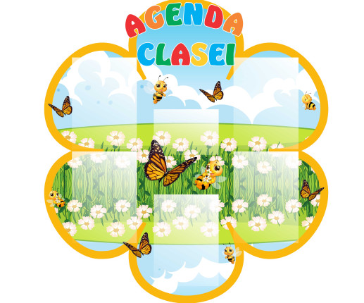 Agenda clasei cu fluturi