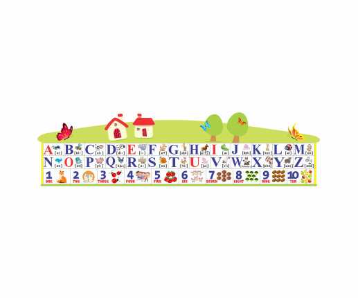 Axa numerică , cifre limba engleza