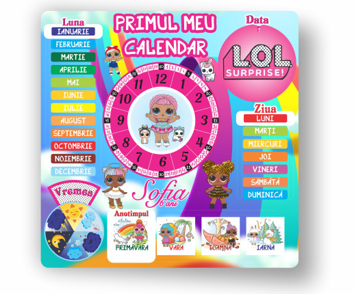Primul meu calendar "LOL"
