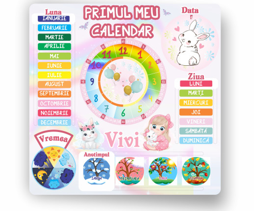 Primul meu calendar "Iepurș"