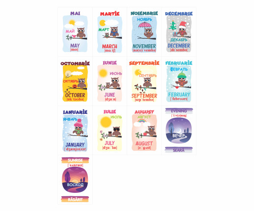Cartonașe educative Calendarul image 4