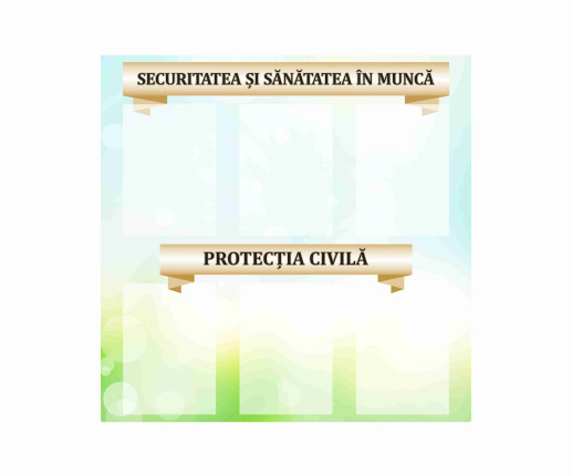Panou informativ Securitatea și sănătatea în muncă