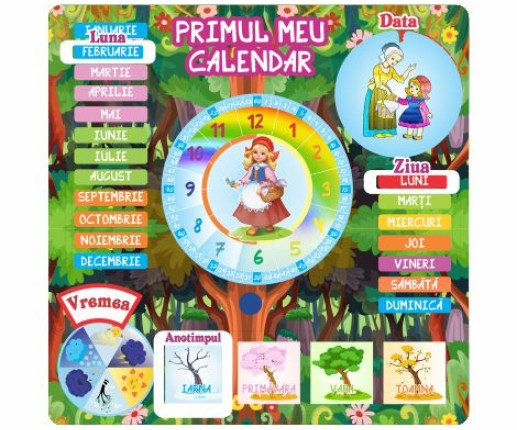 Primul meu calendar "Scufita Rosie"