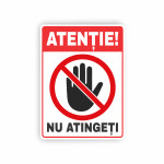Табличка Внимание! Не трогать thumb-image 1