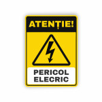 Plăcuță Atenție pericol electric thumb-image 1