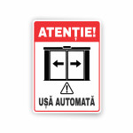 Plăcuță Atenție ușă automată thumb-image 1