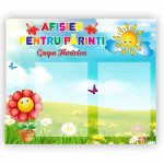 Afișier pentru părinți cu flori thumb-image 1