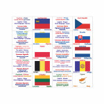 Cartonașe educative Steagurile țărilor din Europa thumb-image 7