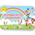 Placuță pentru ușă - Iepuraș thumb-image 1